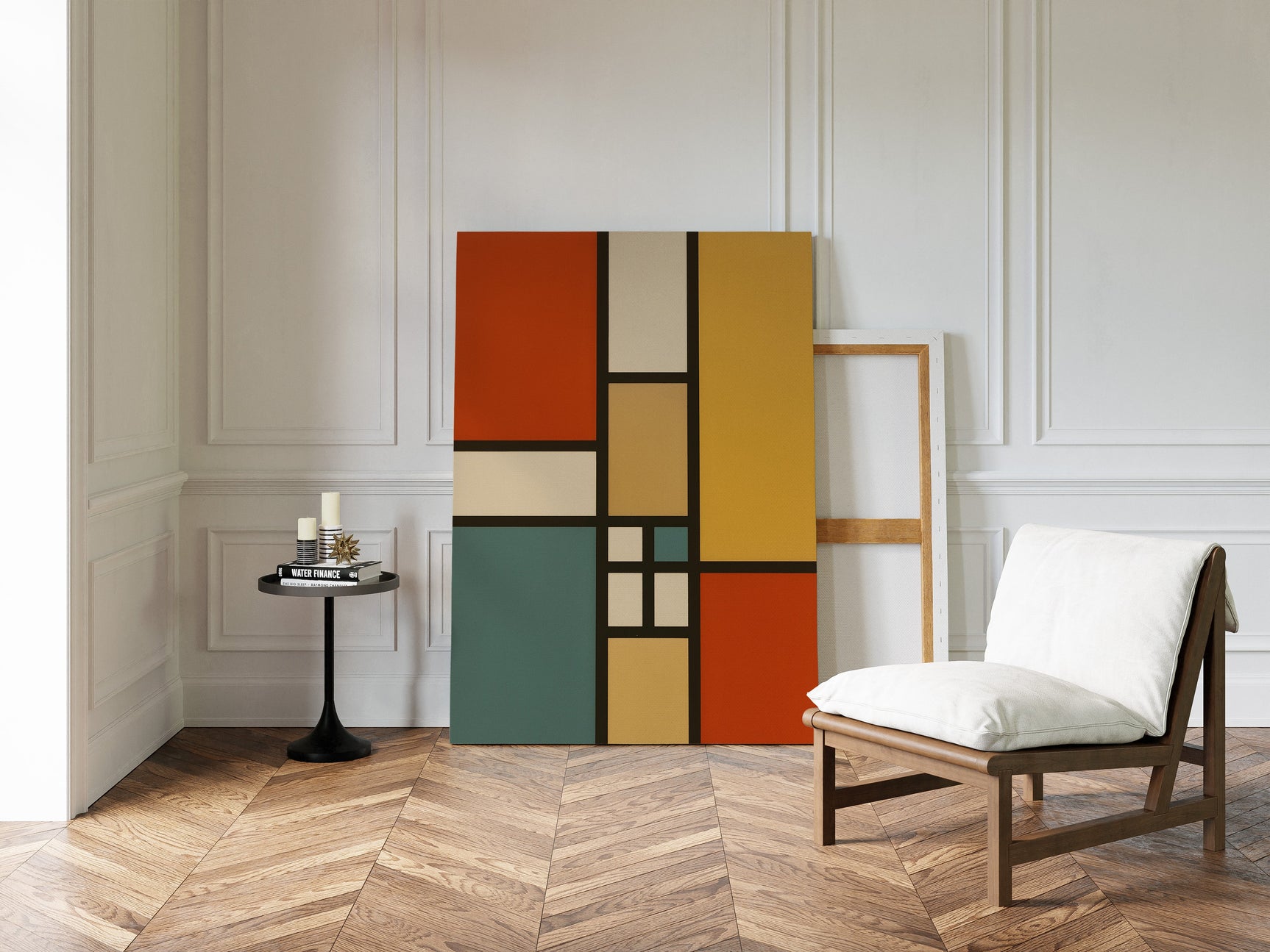Vibrant Geometric Abstract Art Print