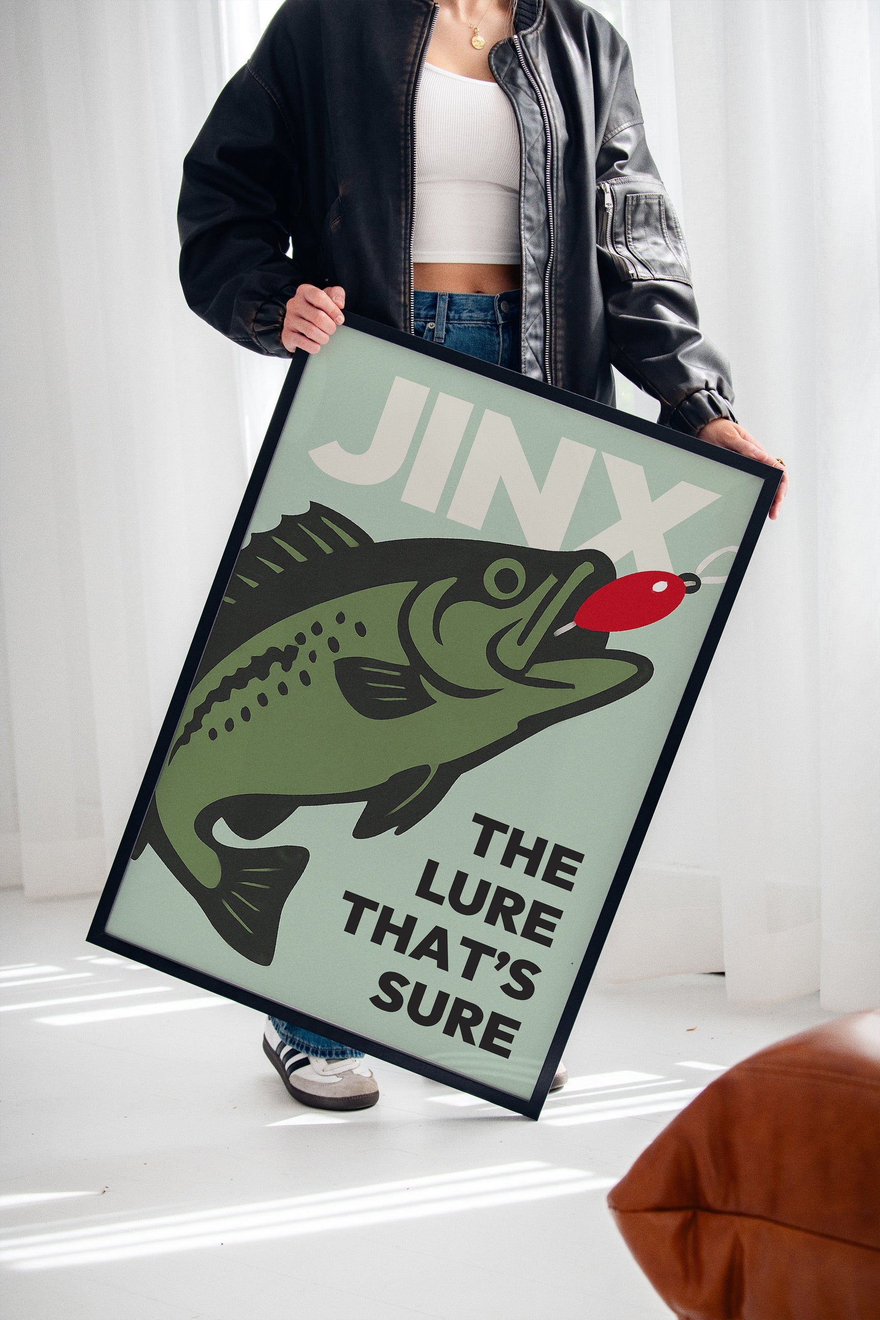 Baited Bliss - Retro Fishing Print