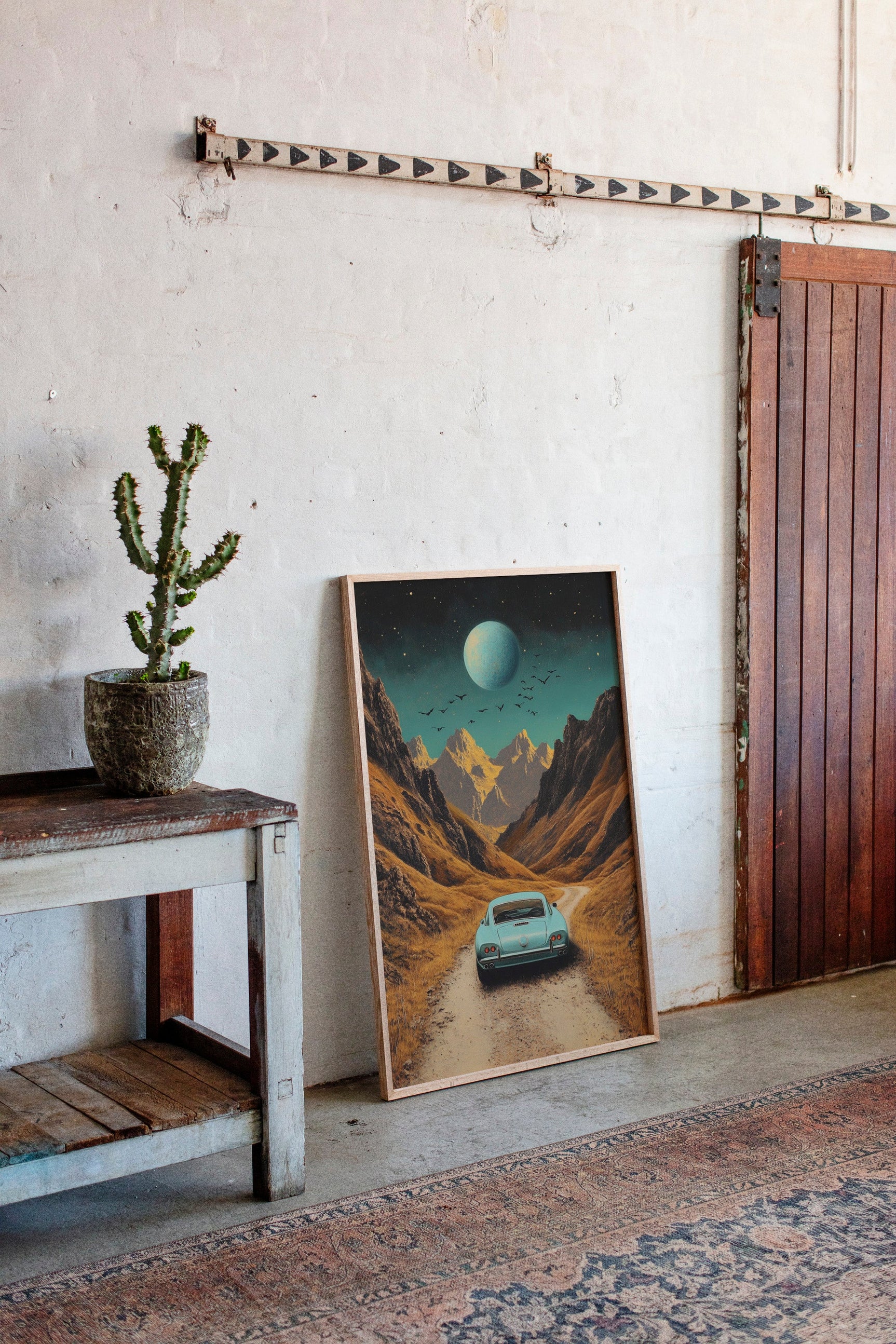 Celestial Journey - Vintage Roadscape Art
