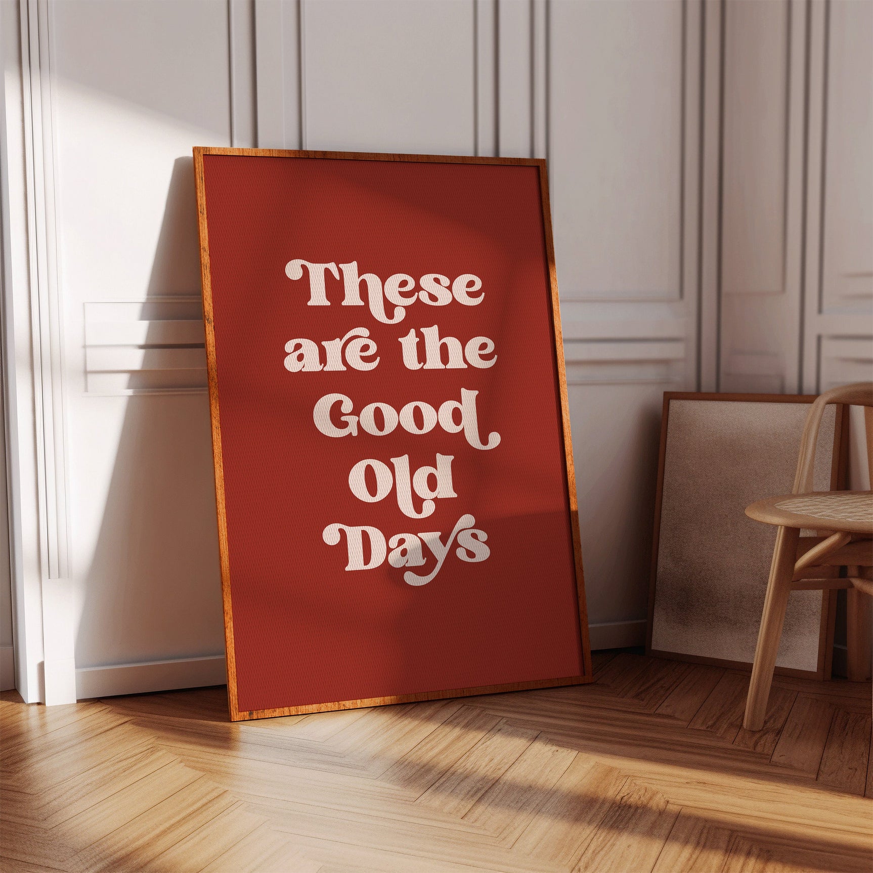 Vintage Vibes - Retro Typography Art Print