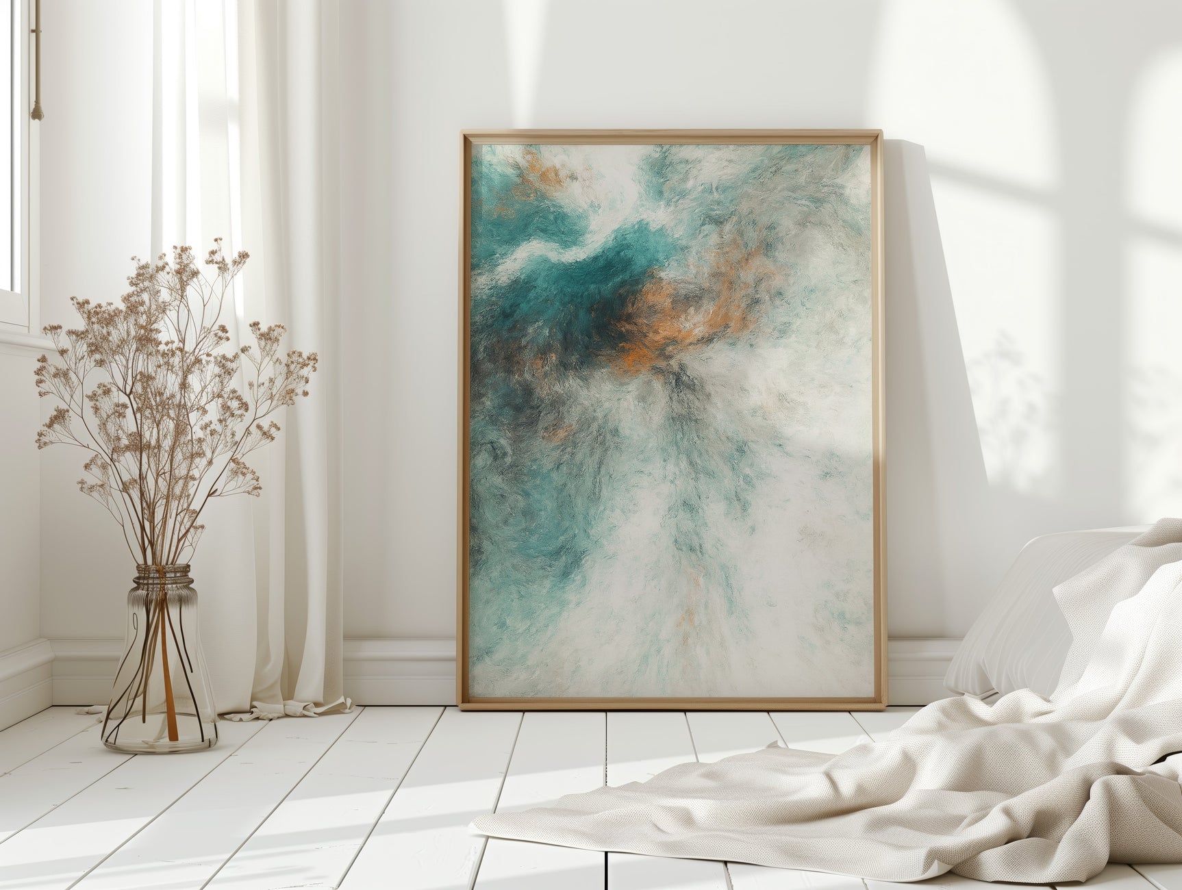 Ethereal Abstract Cloudscape Wall Art