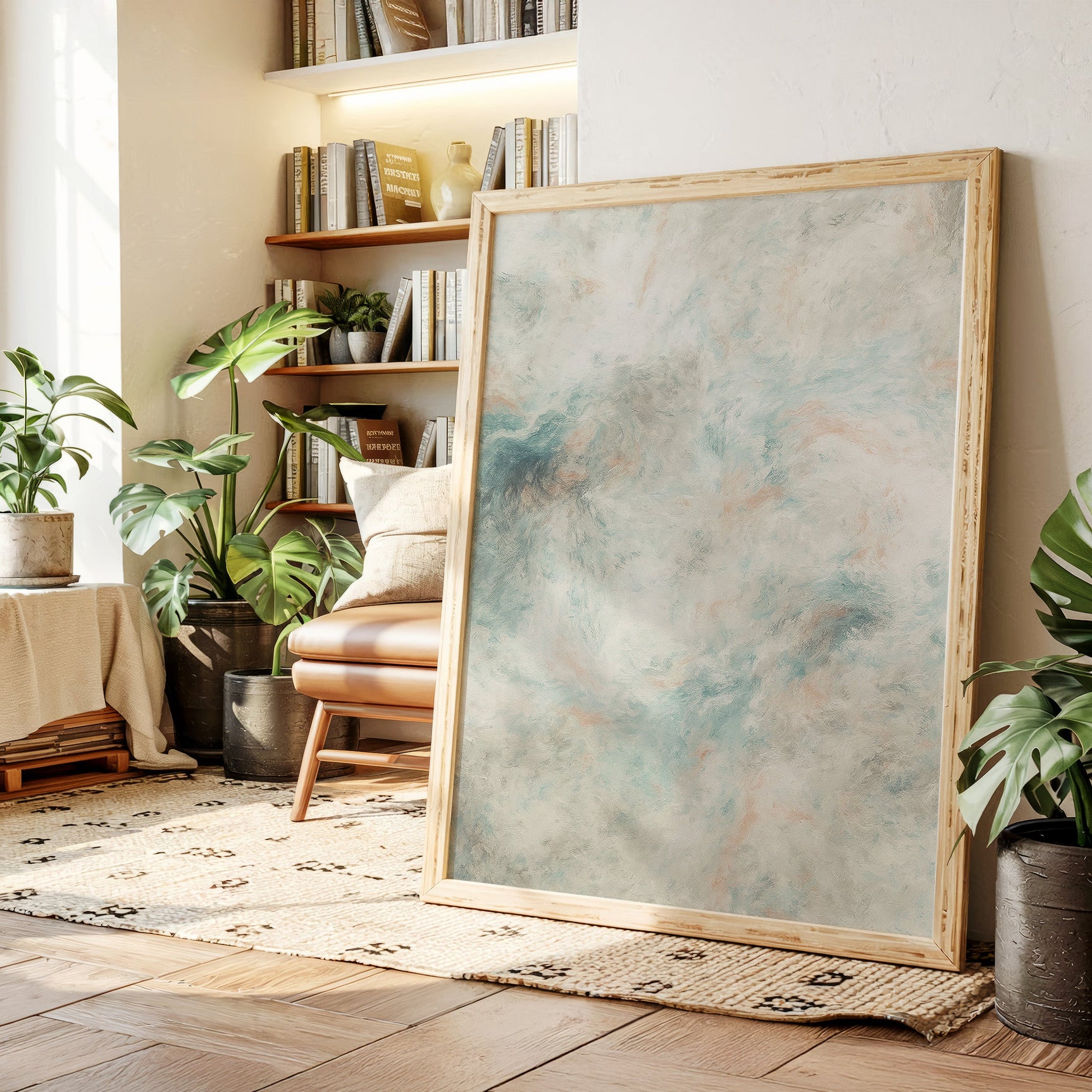 Dreamy Desert Sky Abstract Canvas Art