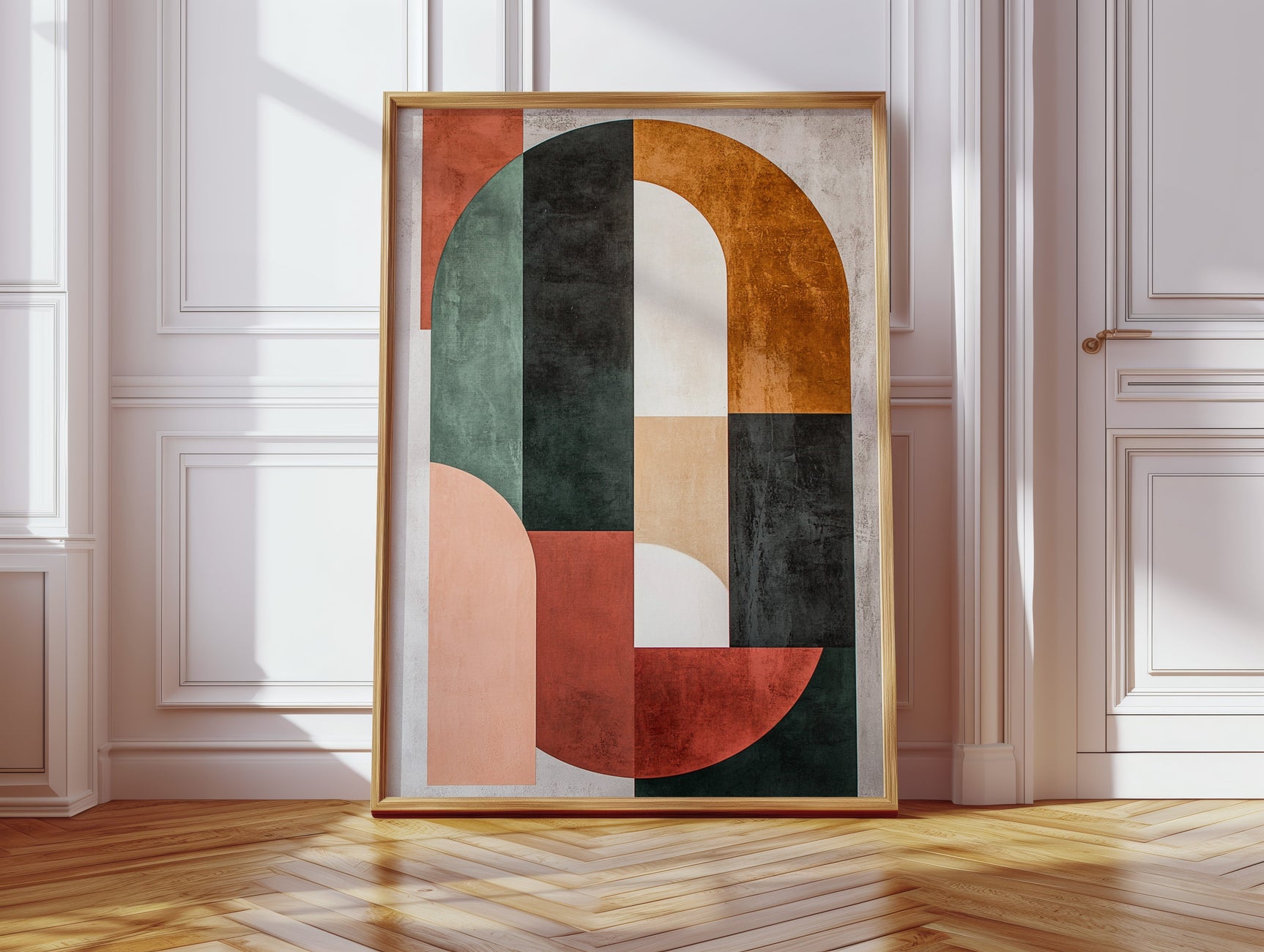 Modern Geometric Abstract Wall Art