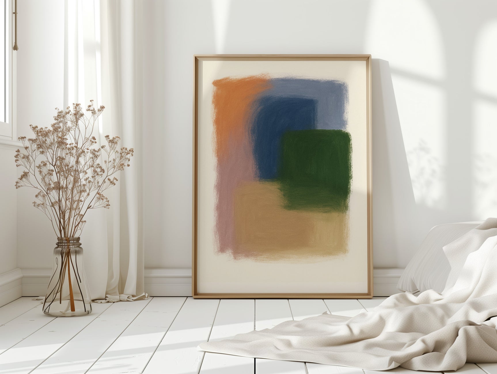 Elegant Abstract Pastel Art Print