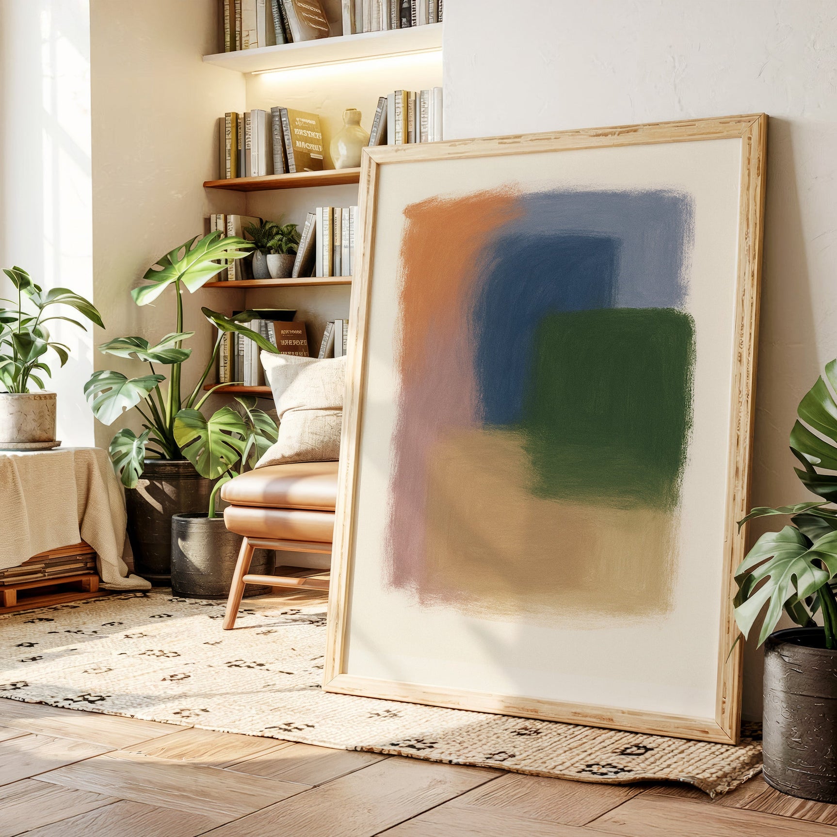 Elegant Abstract Pastel Art Print