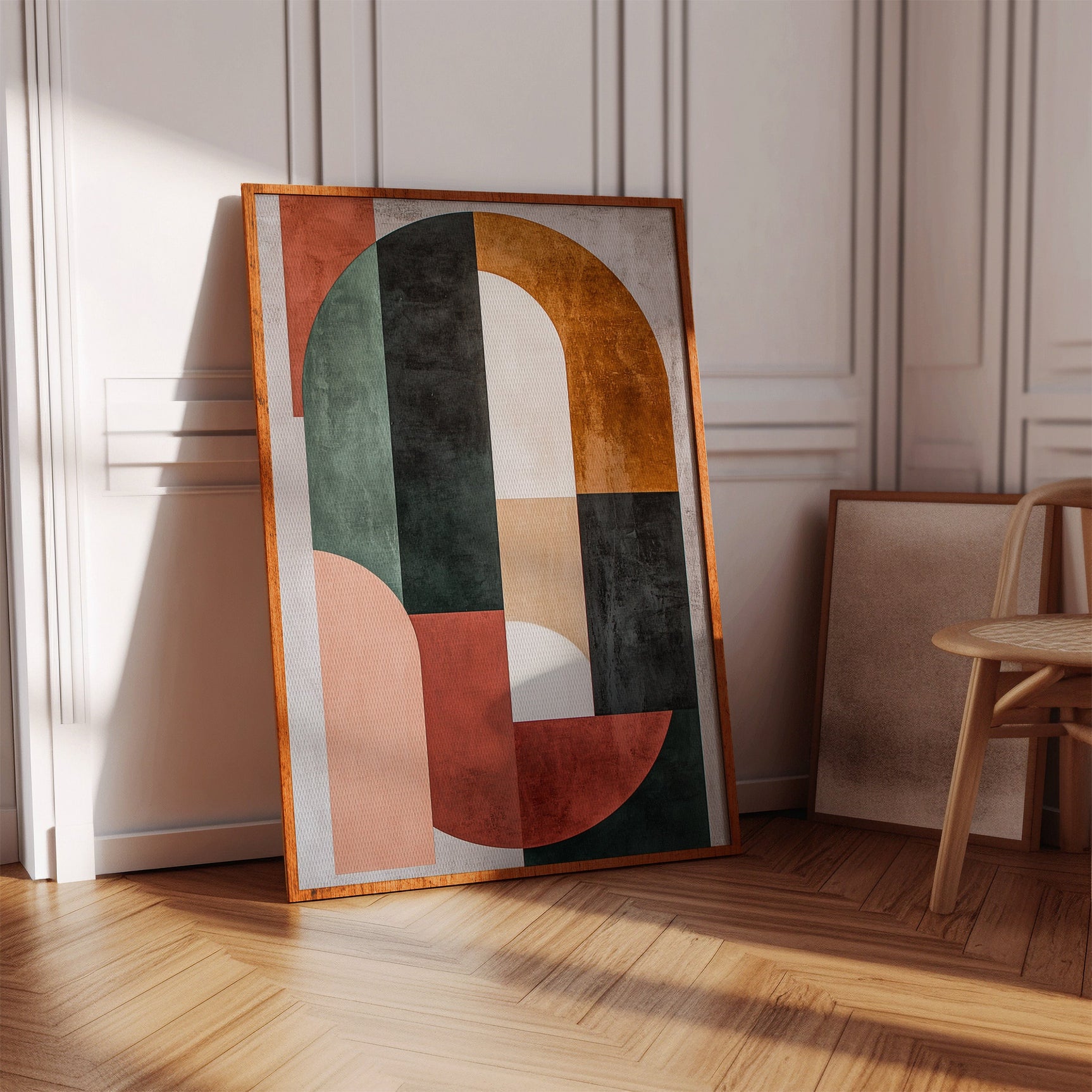 Modern Geometric Abstract Wall Art
