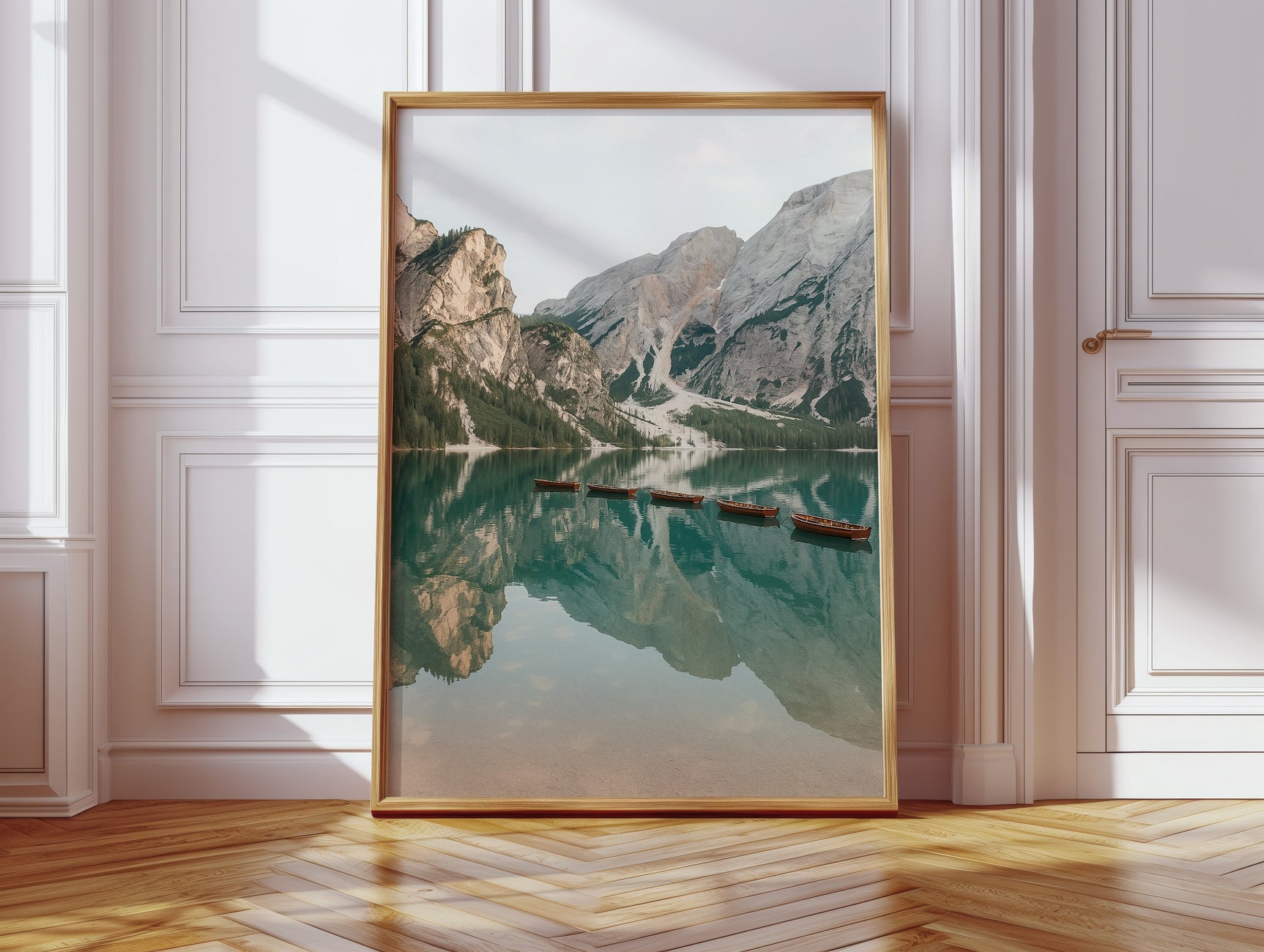 Still Waters, Silent Peaks – Tranquil Alpine Lake