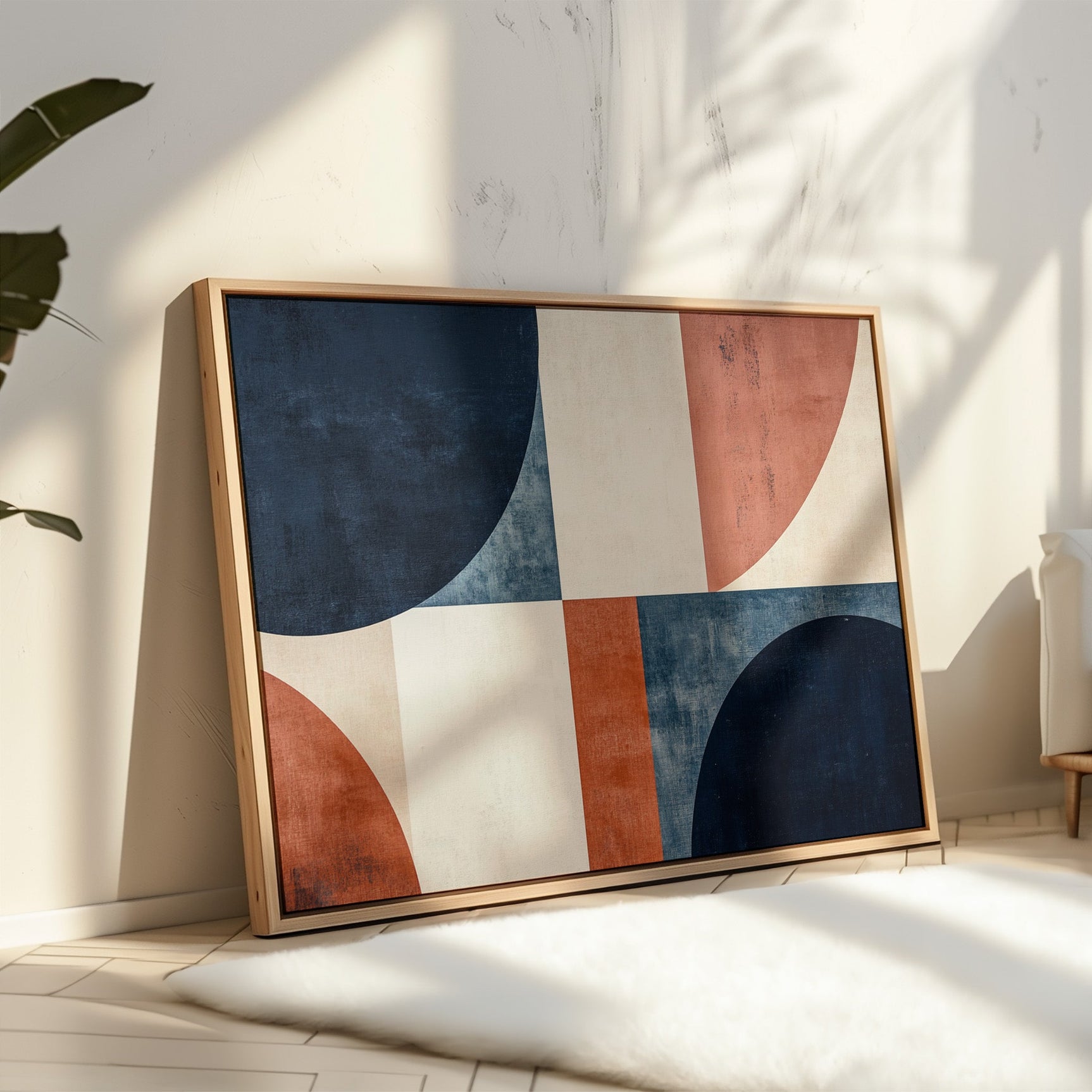 Modern Geometric Abstract Wall Art