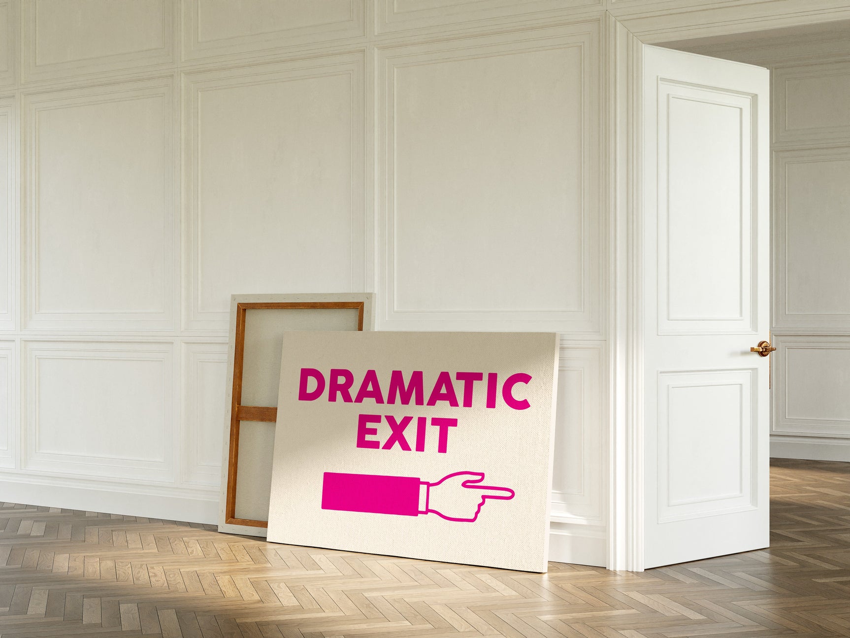 Vivid Escape - Bold Typography Wall Art