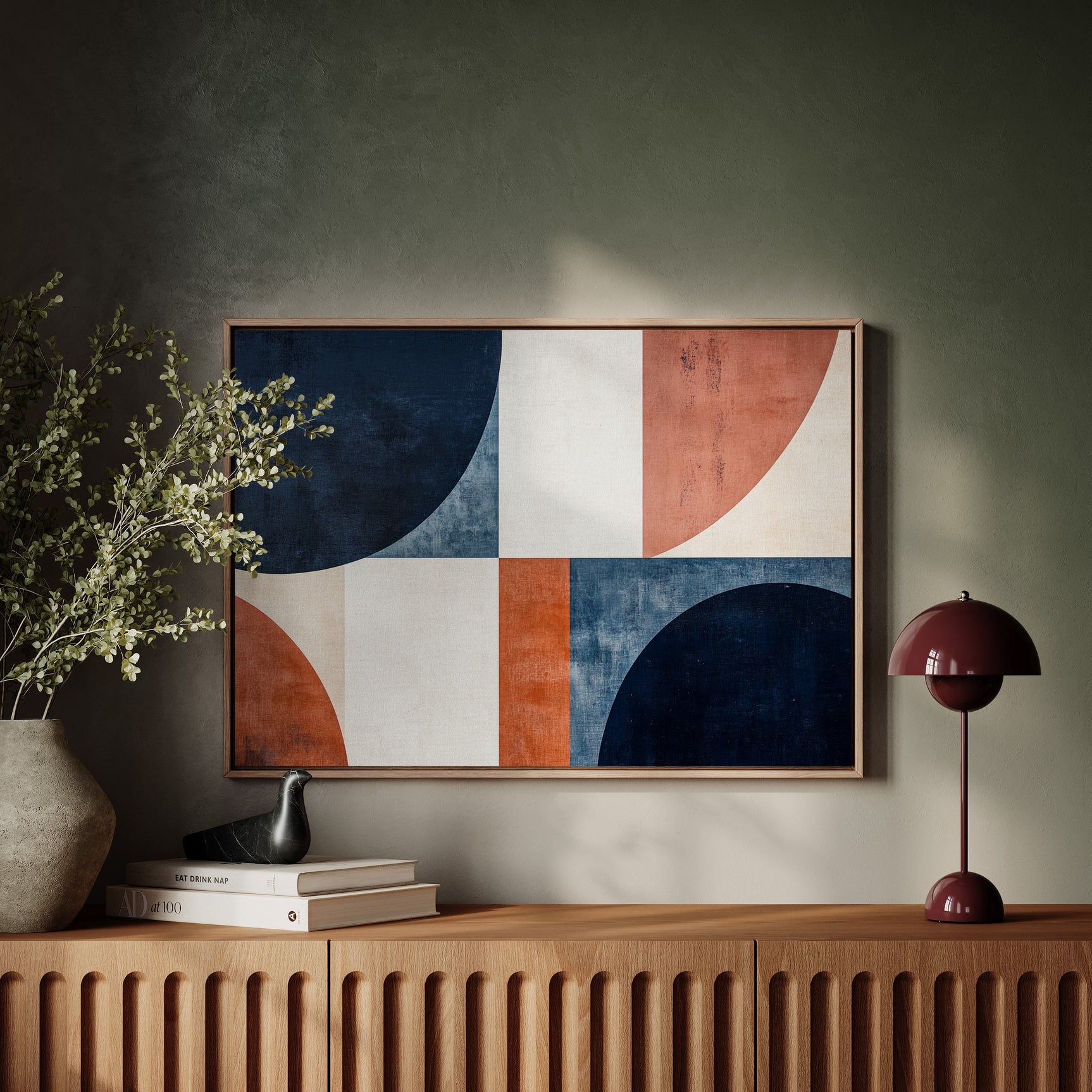 Modern Geometric Abstract Wall Art