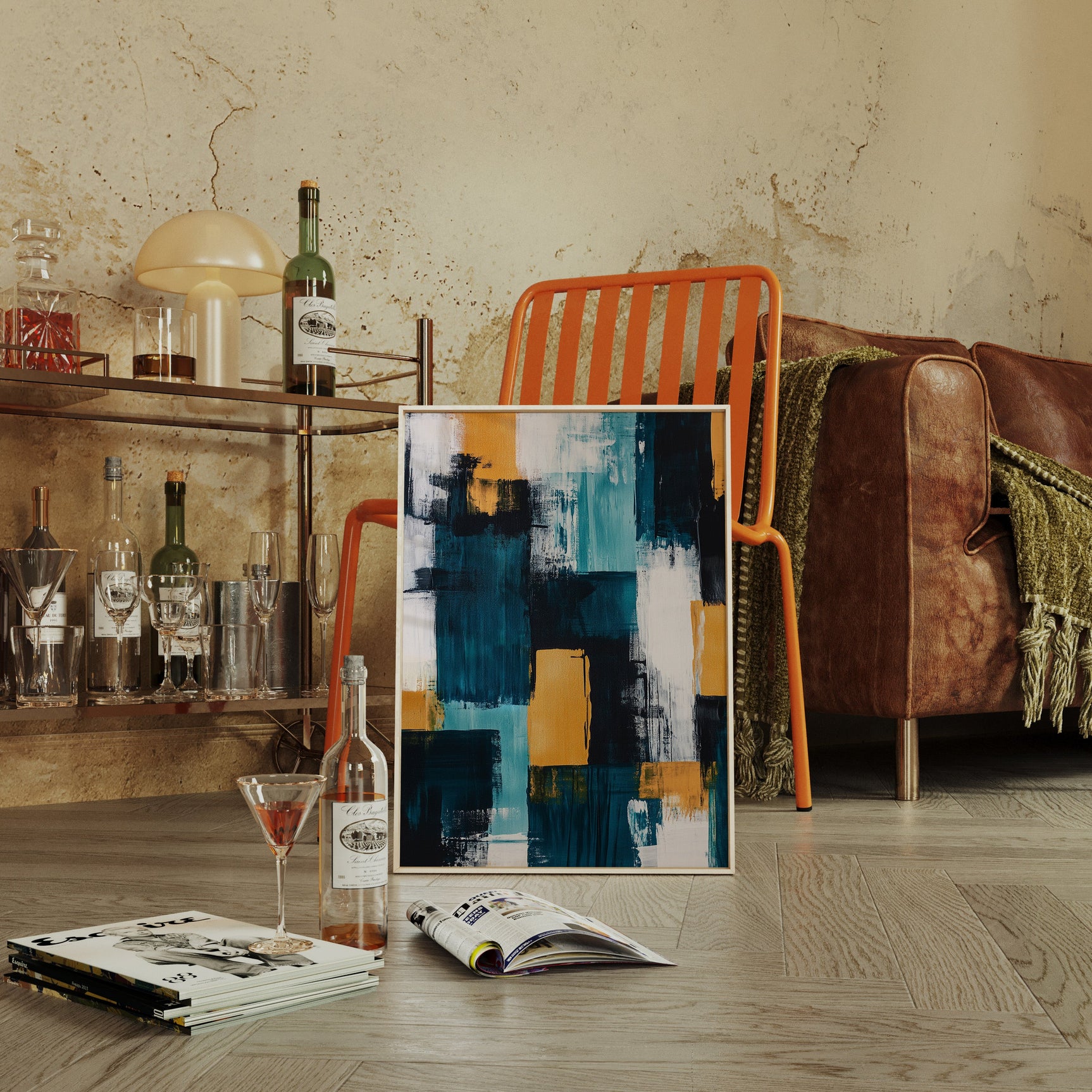 Vibrant Abstract Canvas Art - Modern Wall Decor