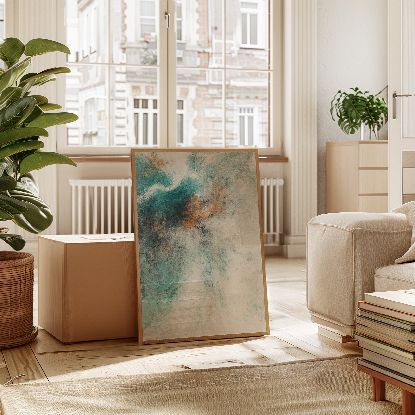 Ethereal Abstract Cloudscape Wall Art