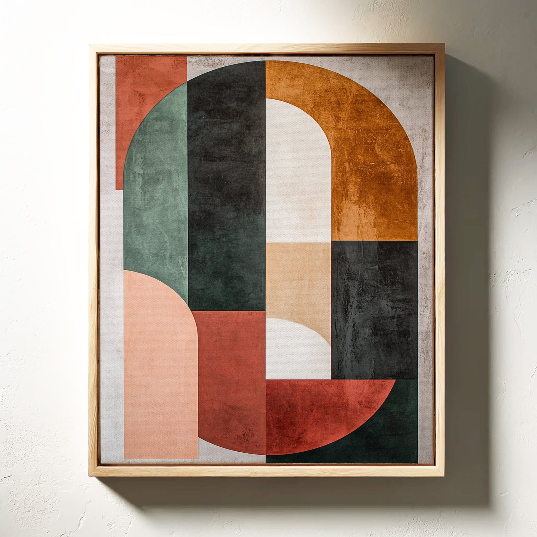 Modern Geometric Abstract Wall Art