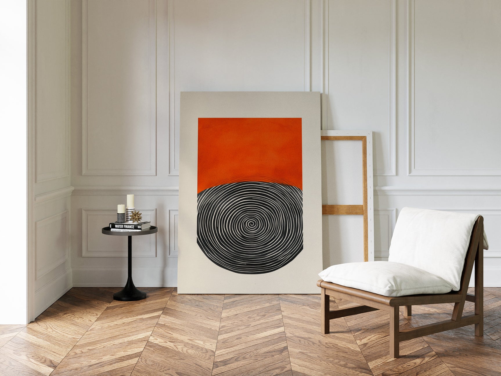 Vortex Sunset - Abstract Geometric Art Print
