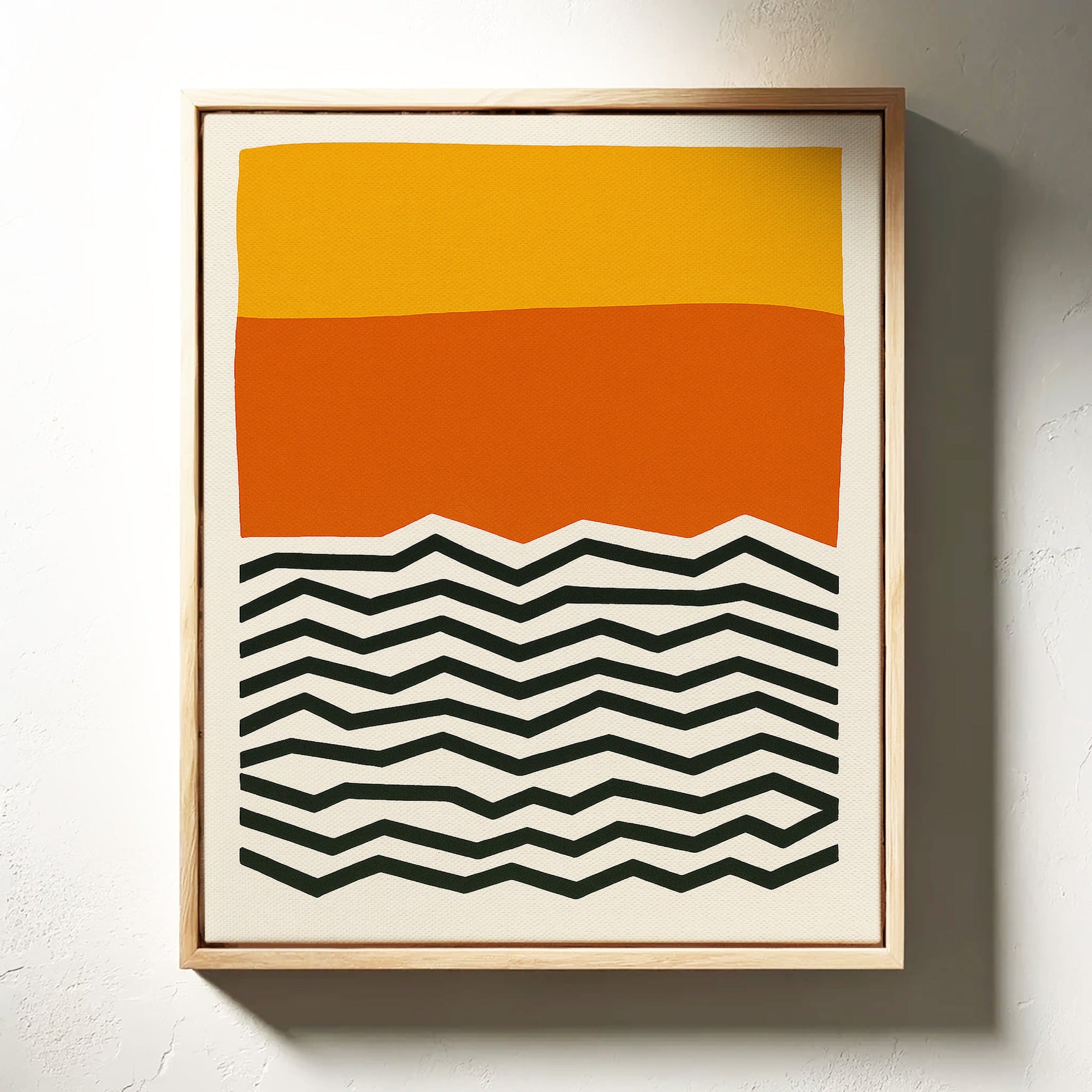 Bold Geometric Abstract Art Print