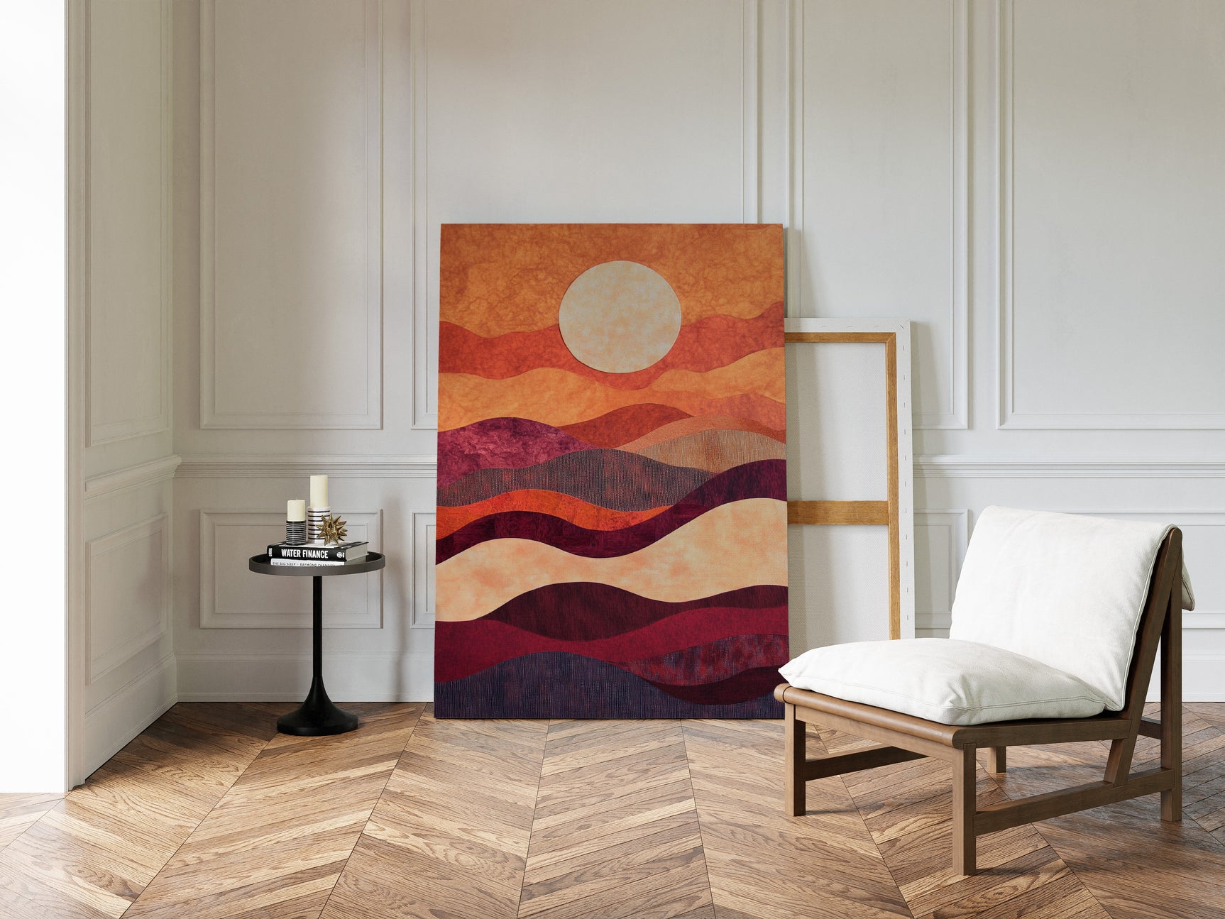 Sunset Serenade - Vibrant Abstract Canvas Art