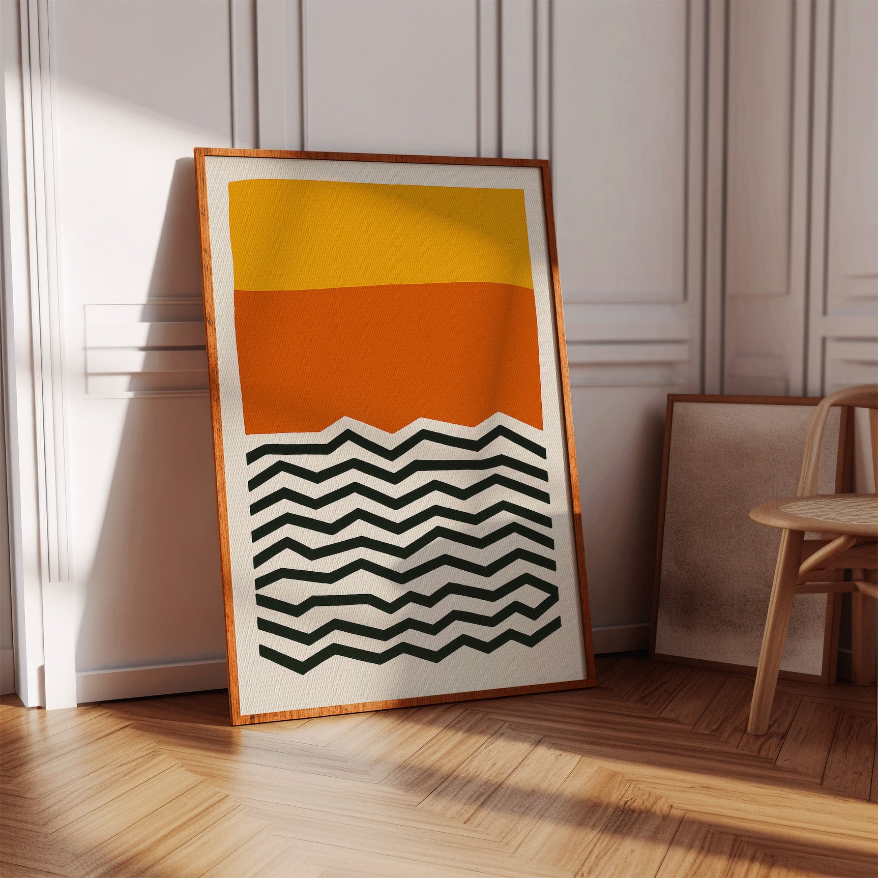 Bold Geometric Abstract Art Print