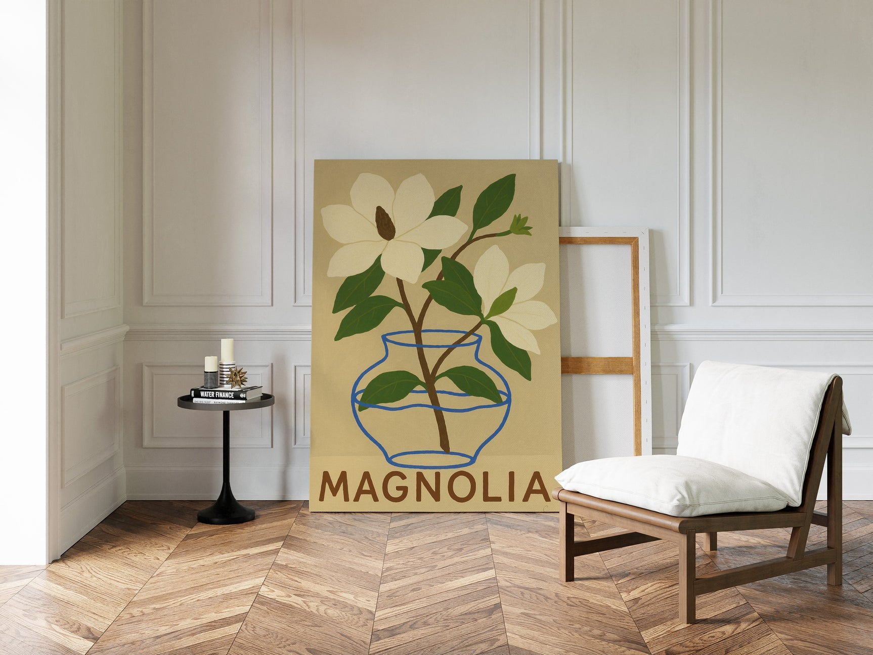 Elegant Magnolia Art Print for Home Decor