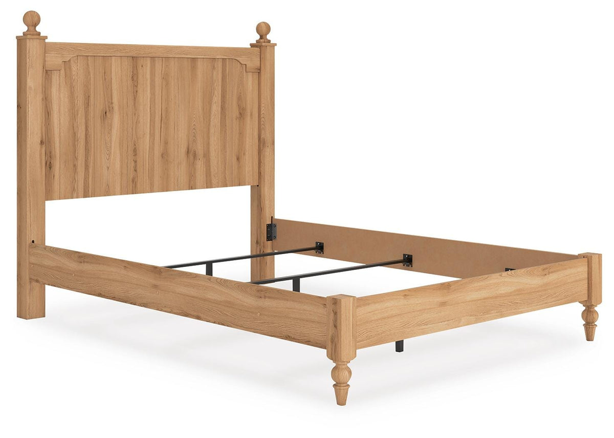 Galletyn Warm Brown Queen Panel Bed - Ornate Home
