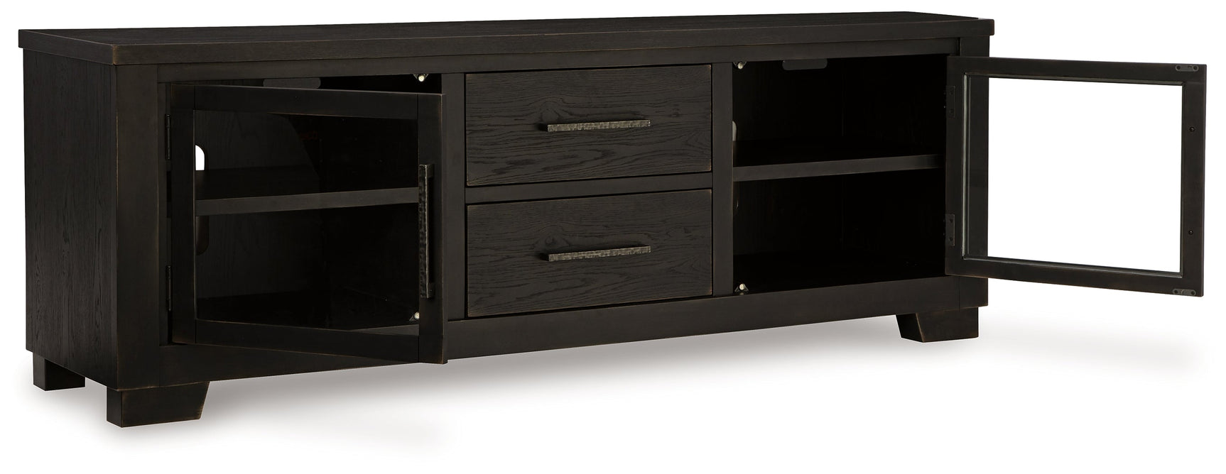 Galliden Black 80" TV Stand - Ornate Home