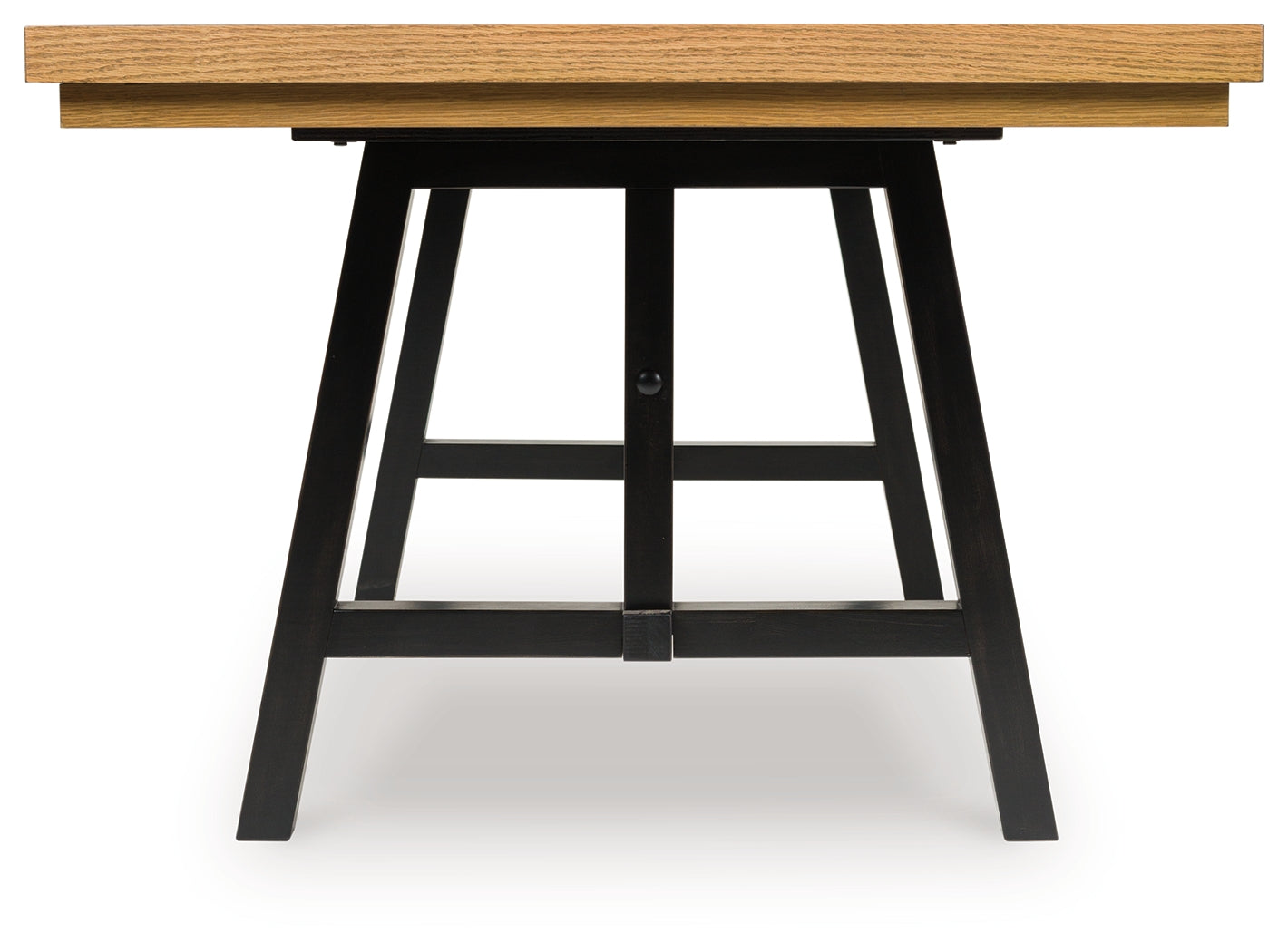 Galliden Black/Brown RECT Dining Room EXT Table (Online Special Price) - Ornate Home