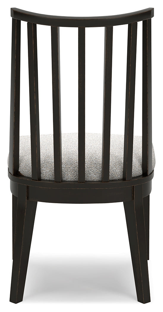 Galliden Black Dining Chair (Set of 2) - Ornate Home