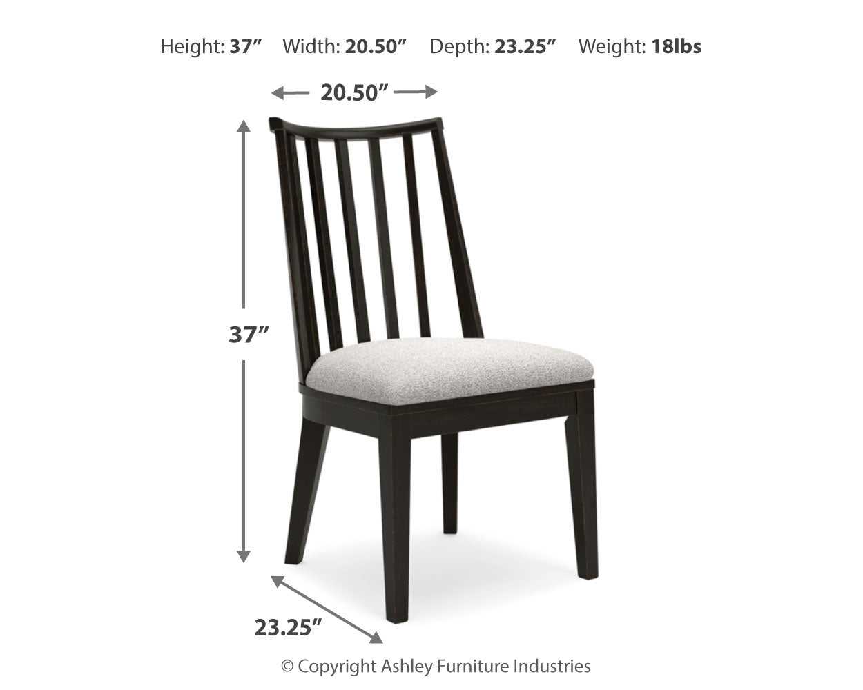 Galliden Black Dining Table and 8 Chairs - Ornate Home