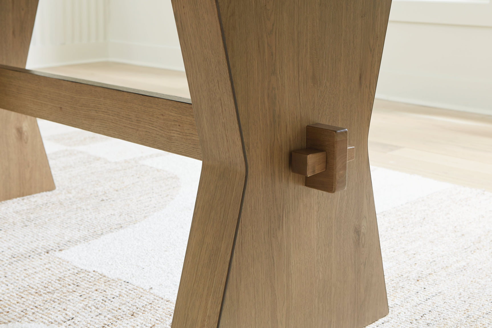 Galliden Light Brown Dining Table - Ornate Home