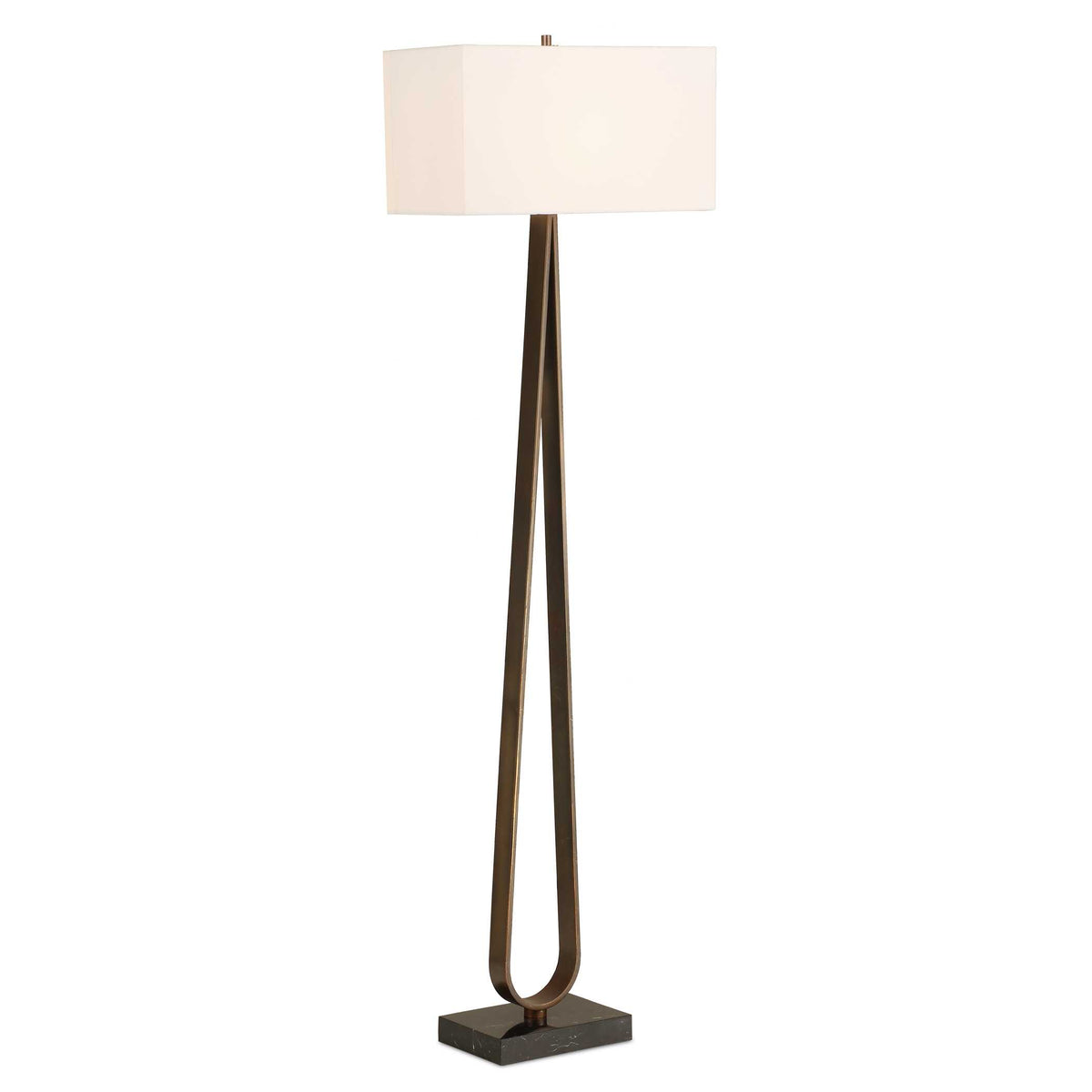 Galloway Bronze Minimalist Floor Lamp - Ornate Home