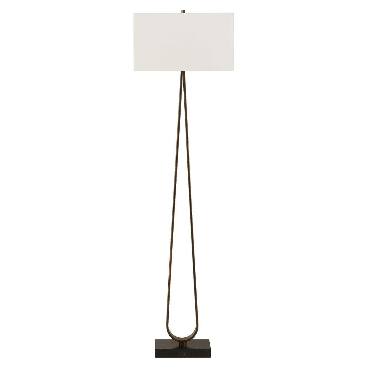 Galloway Bronze Minimalist Floor Lamp - Ornate Home