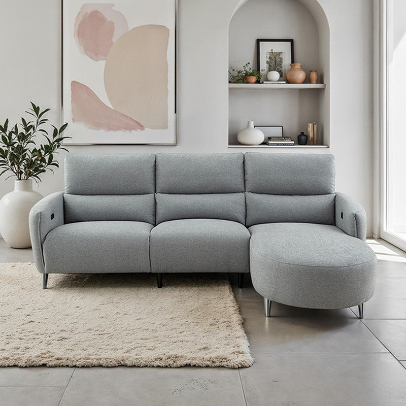 Galten Gray Left-Facing Power Sectional - Ornate Home