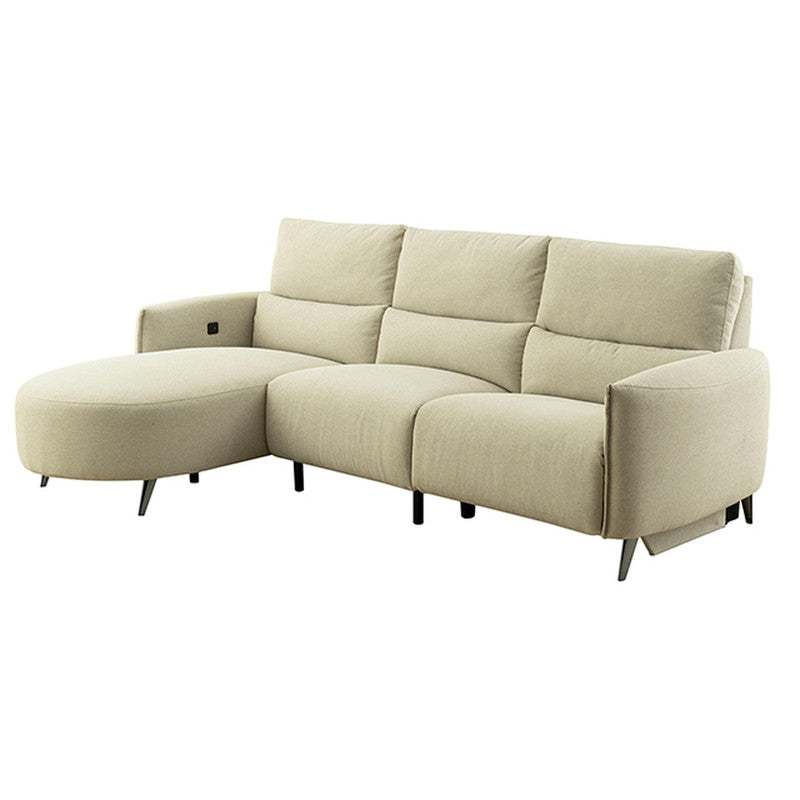 Galten Latte Right-Facing Power Sectional - Ornate Home
