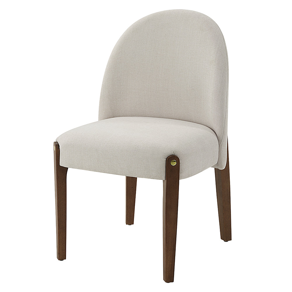 Gamarya White & Oak Side Chair (Set of 2) - Ornate Home