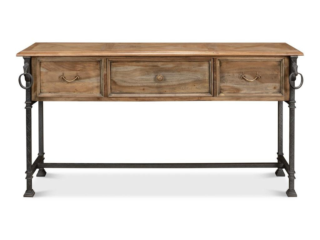 Game Of Thornes Tan Console Table - Ornate Home