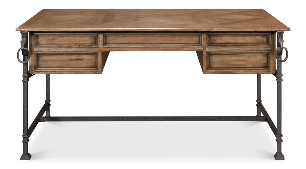 Game Of Thornes Tan Desk - Ornate Home