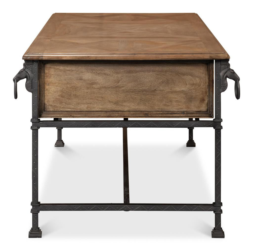 Game Of Thornes Tan Desk - Ornate Home