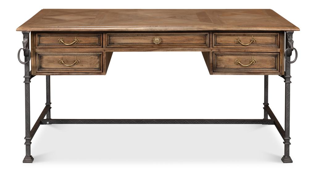 Game Of Thornes Tan Desk - Ornate Home