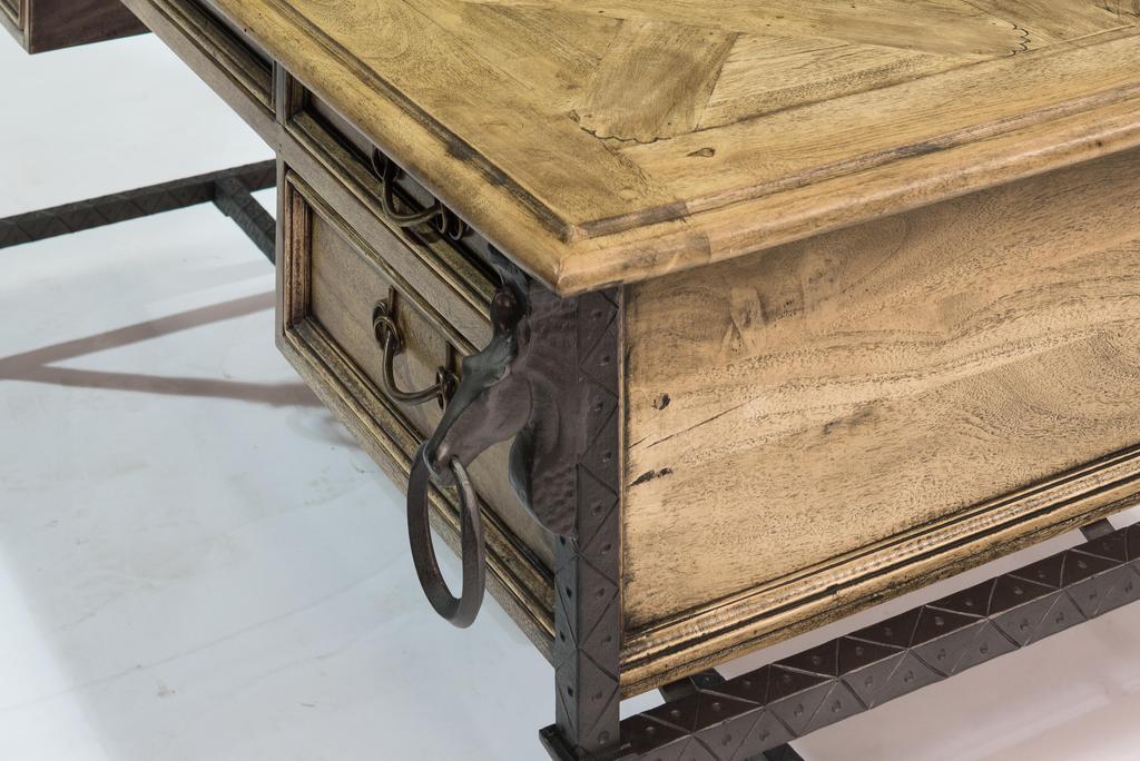 Game Of Thornes Tan Desk - Ornate Home