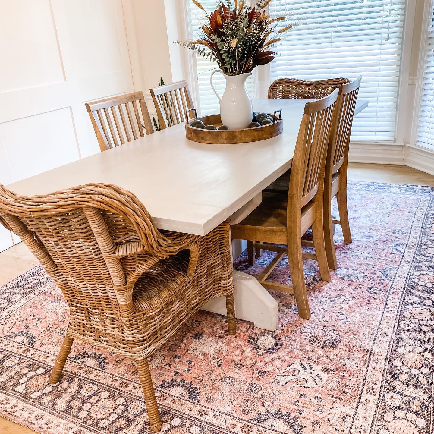 Ganyangan Red Washable Rug - Ornate Home