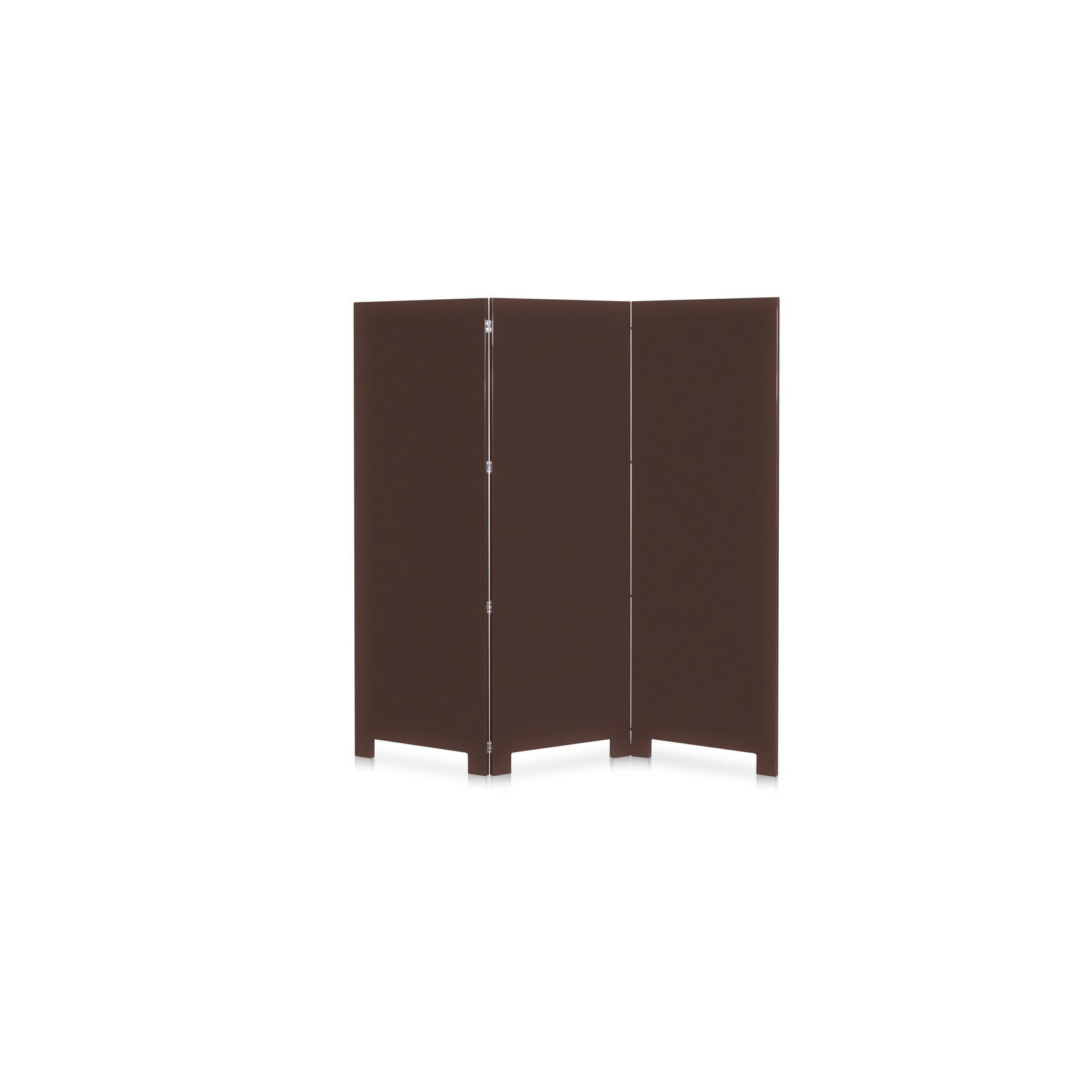 Garbo Dark Brown Lacquer Screen - Ornate Home