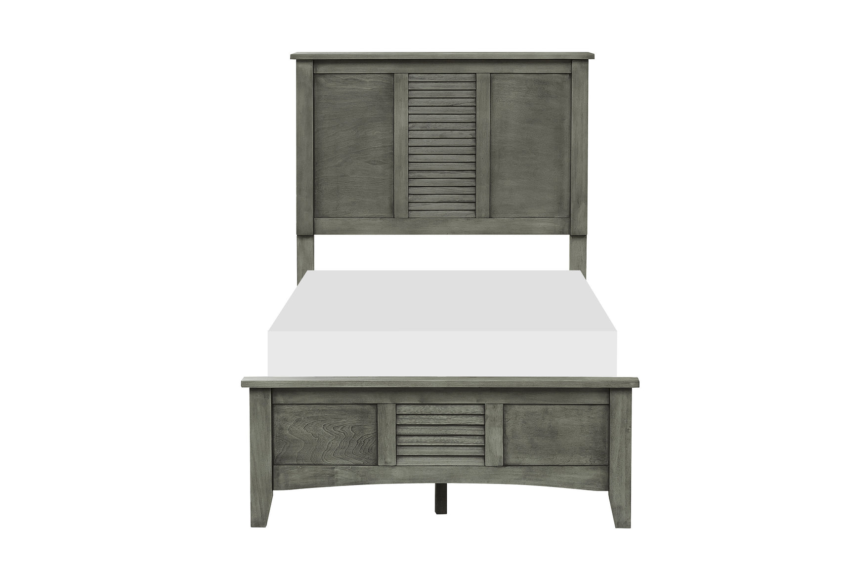 Garcia Cool Gray 4-piece Twin Bedroom Set - Ornate Home