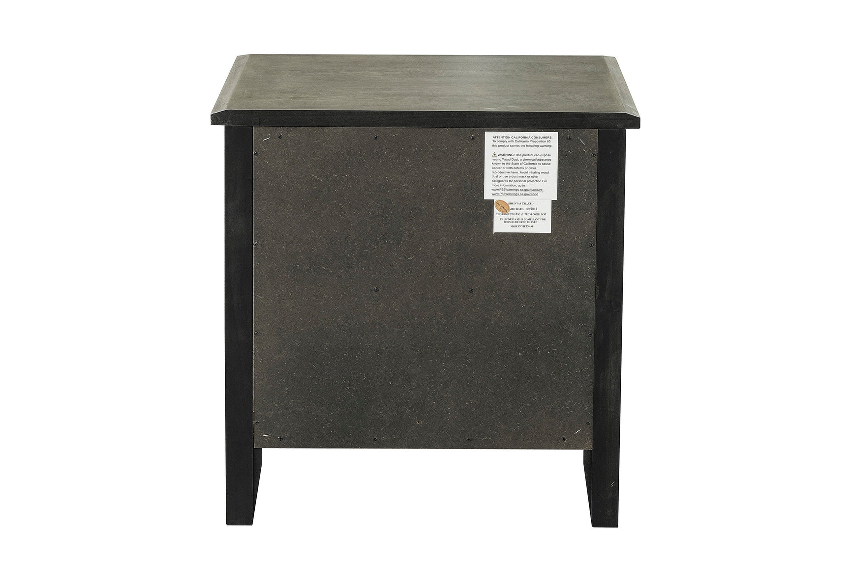 Garcia Gray Nightstand - Ornate Home