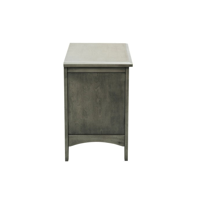 Garcia Gray Nightstand - Ornate Home