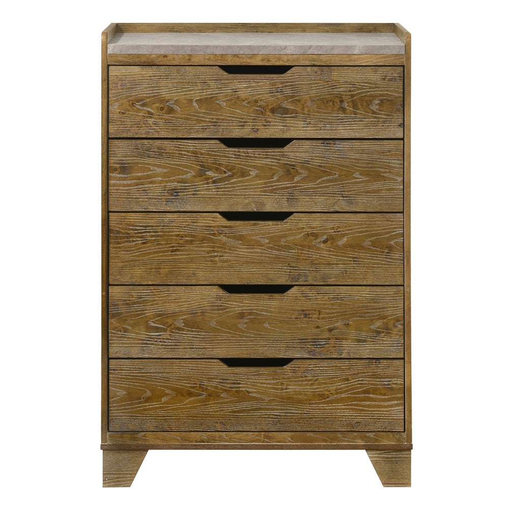 Garcia Light Aspen Brown Chest - Ornate Home