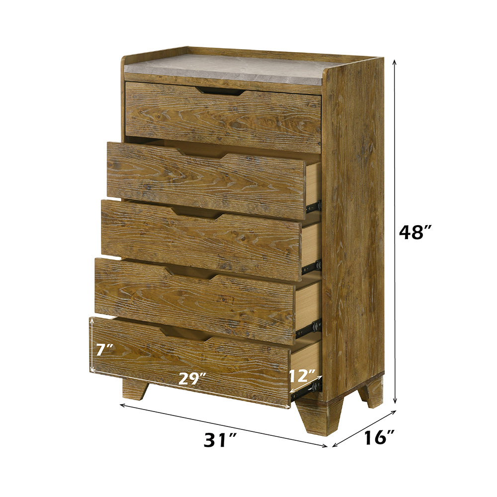 Garcia Light Aspen Brown Chest - Ornate Home