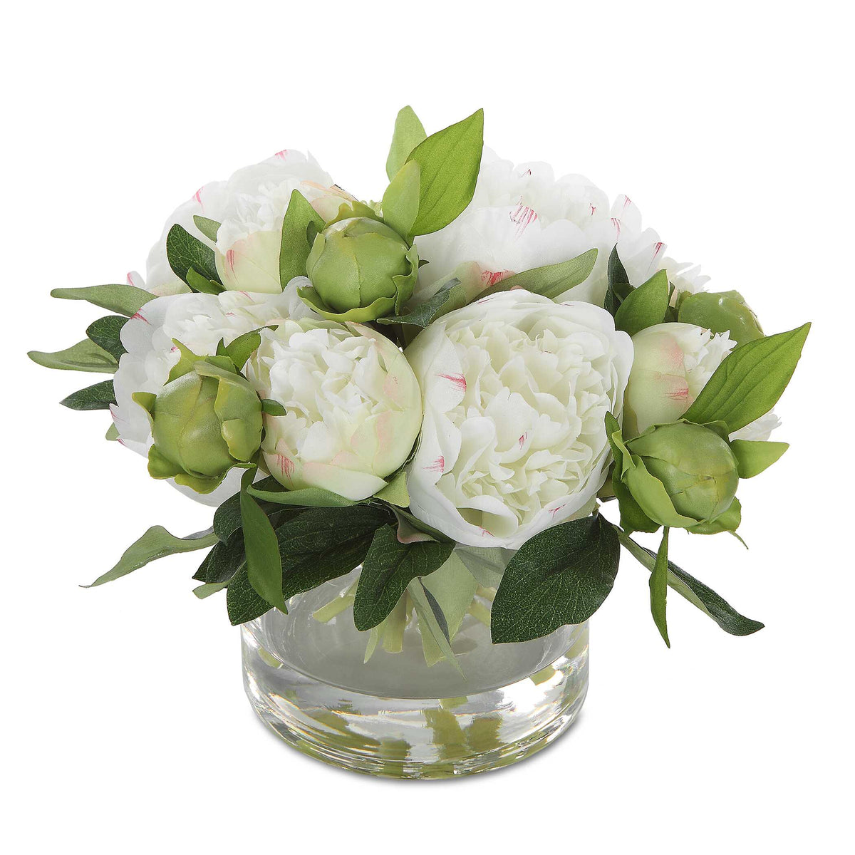 Garden Peony White Bouquet - Ornate Home