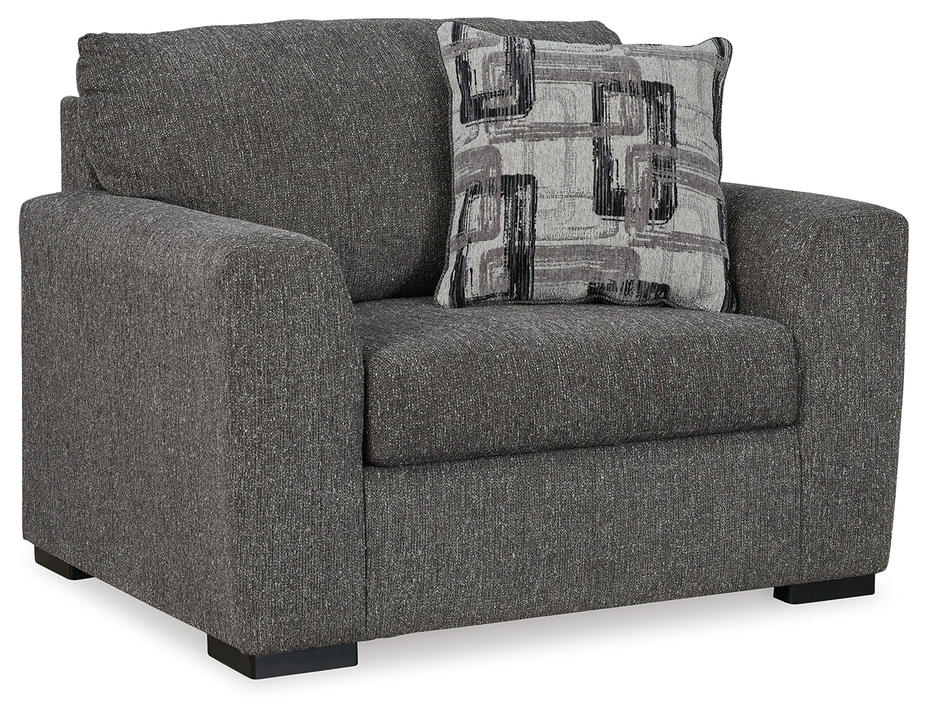 Gardiner Pewter Oversized Chair (Online Special Price) - Ornate Home