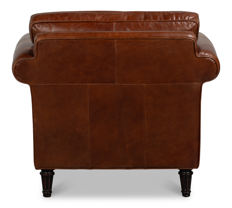 Gardner Newark Brown Chair - Ornate Home