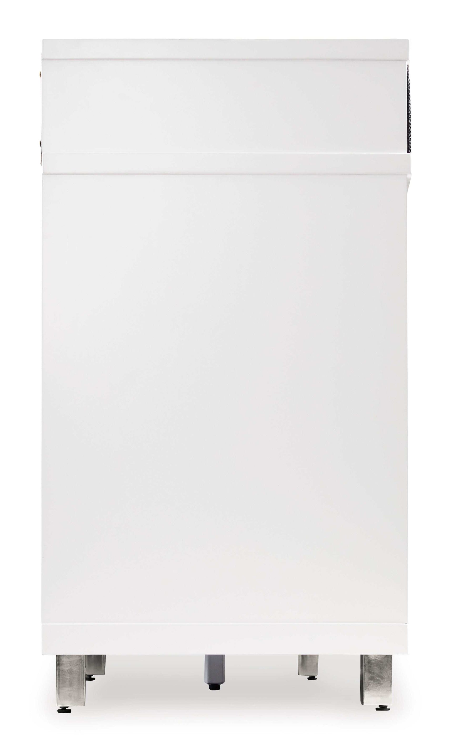 Gardoni White & Black 72" TV Stand w/ Electric Fireplace Insert - Ornate Home