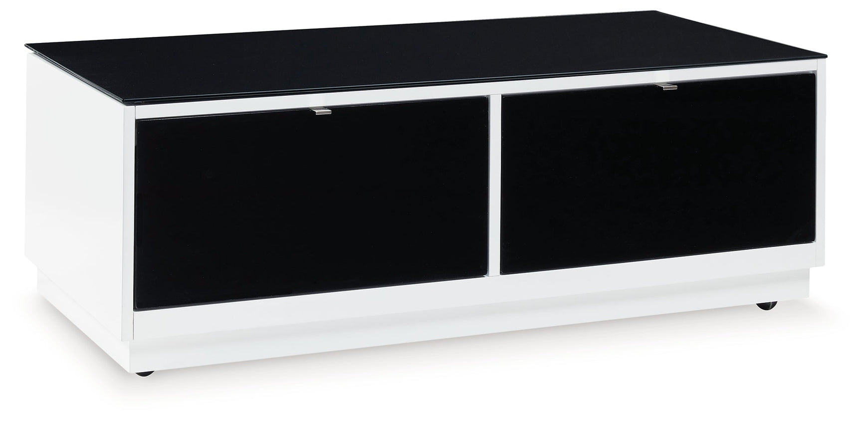 Gardoni White/Black Coffee Table and 2 Chairside End Tables (Online Special Price) - Ornate Home
